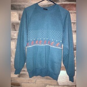 Vintage POP England skiing sweatshirt